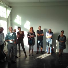 Enkele deelnemers aan het koepel overleg juni 2017