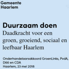 Onderhandelaarsakkoord Duurzaam Doen 2018